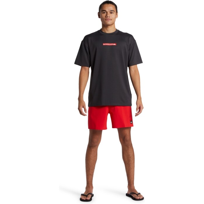 2024 Quiksilver Mens DNA Clicker Logo Surf Tee AQYWR03187 - Tarmac